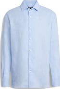 ZEGNA Oasi Linen Button-Up Shirt