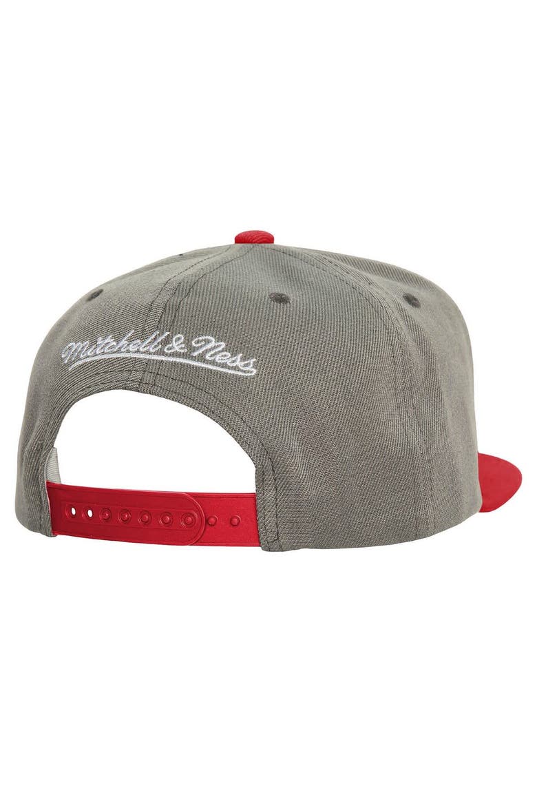 Men's Mitchell & Ness Gray Boston Red Sox Cooperstown Collection Basic Flip Snapback Hat, Alternate, color, Gray