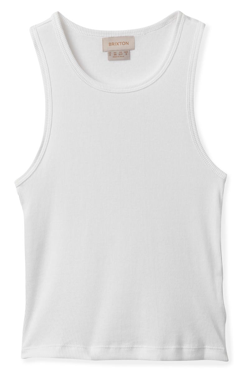 Brixton Classic Organic Cotton Tank, Alternate, color, White