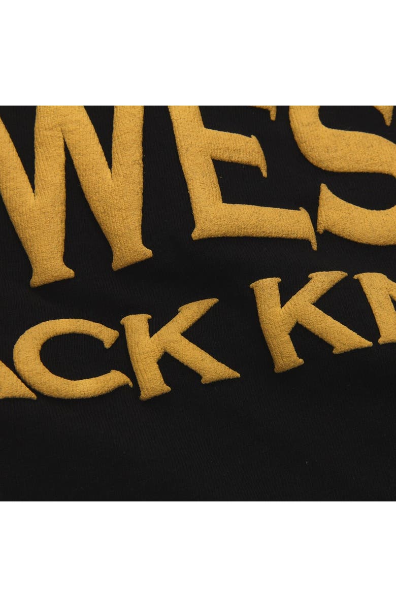 SPIRIT JERSEY Women's Black Army Black Knights Spirit Jersey Oversized T-Shirt, Alternate, color, 