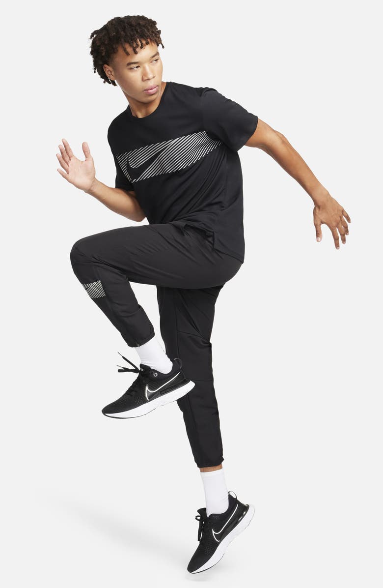 Nike Dri-FIT Miler Flash Running T-Shirt, Alternate, color,