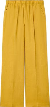 Marina Rinaldi Rocco Straight Leg Linen Pants