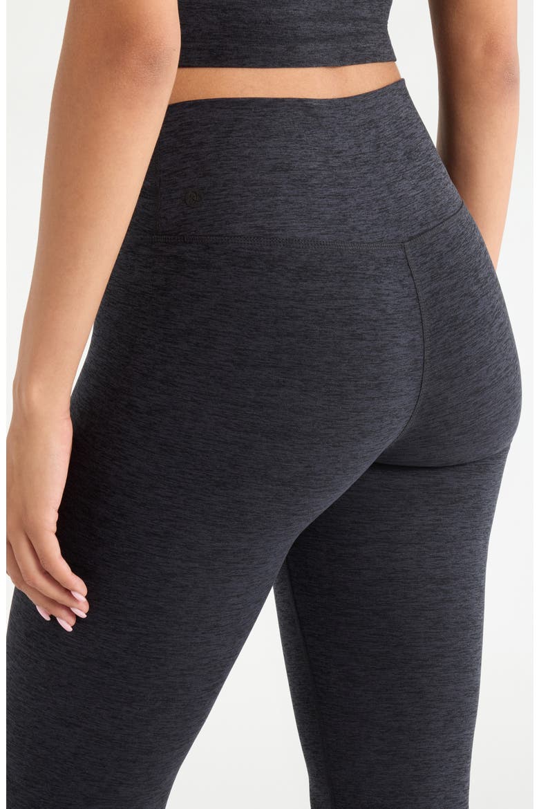 Renew Crossover Boot Cut Leggings, Alternate, color, BLACK MELANGE