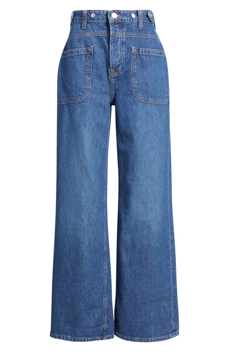 Free People We the Free Palmer Cuffed Baggy Jeans, Alternate, color, Tunnel Vision