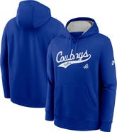 Nike Men's Nike Royal Dallas Cowboys Rewind Tailsweep Club Pullover Hoodie