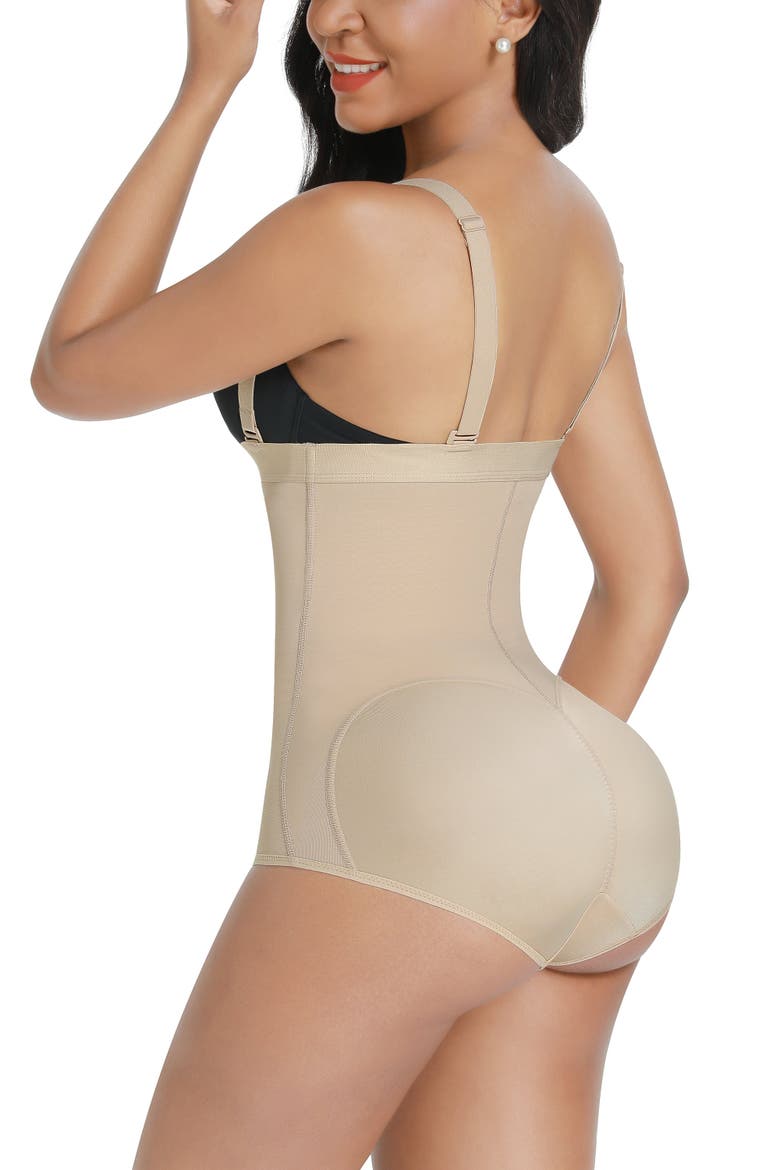 AirSlim® High-Waisted Shaping Brief, Alternate, color, Pinkish Beige
