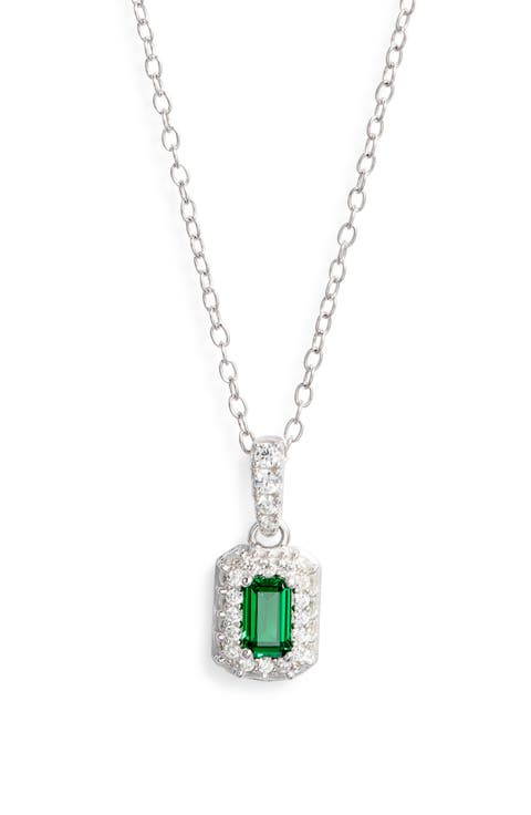 Cubic Zirconia Pendant Necklace