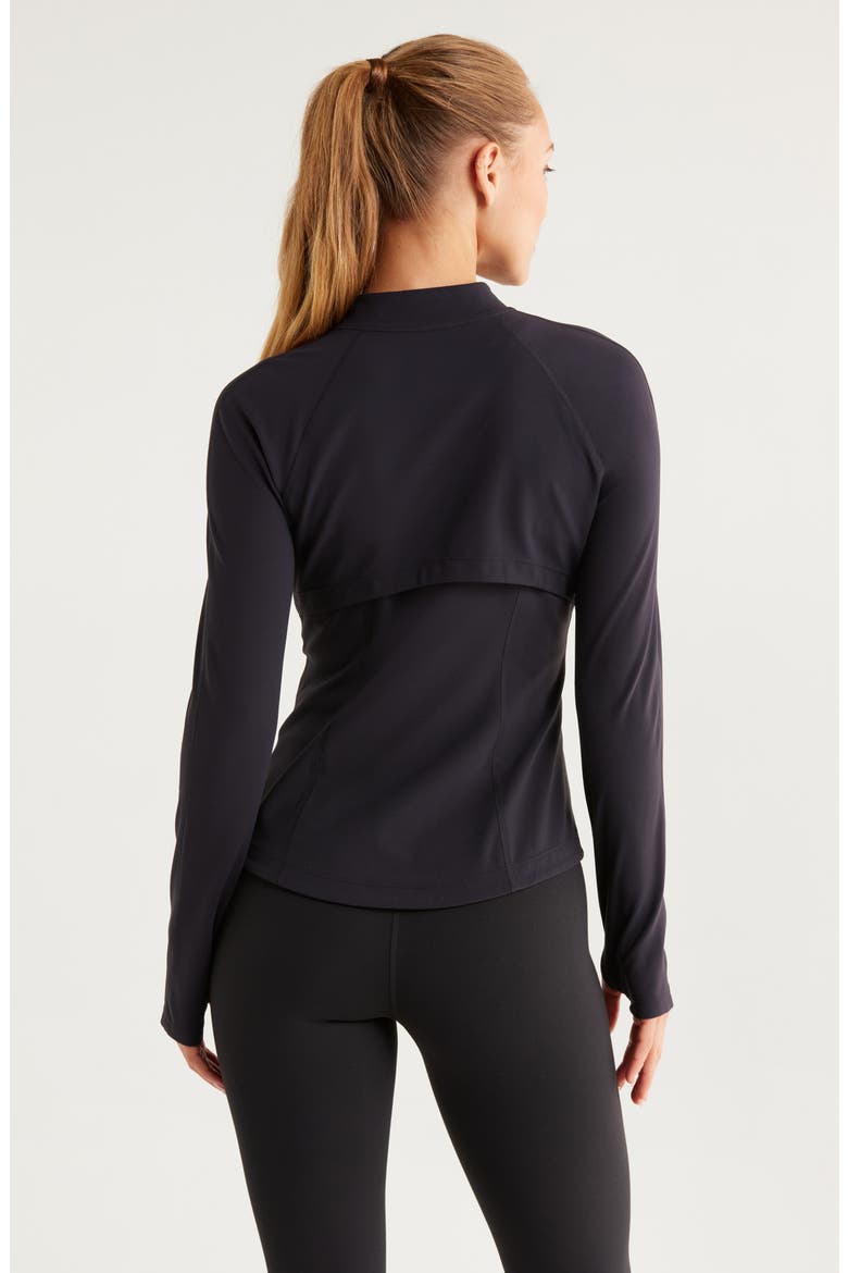Studio Luxe Active Jacket, Alternate, color, BLACK