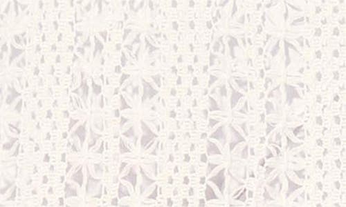 Walter Baker Ira Long Sleeve Open Stitched Dress In White