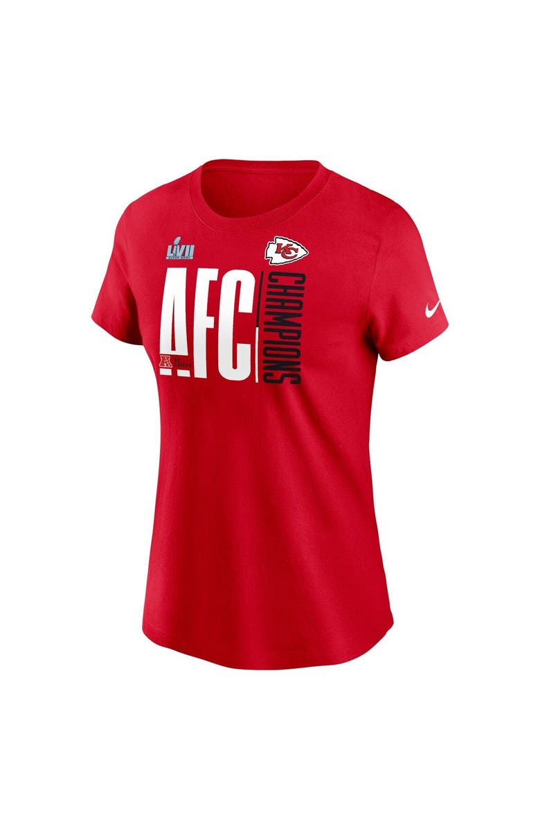 Nike Women's Nike Red Kansas City Chiefs 2022 AFC Champions Iconic T-Shirt, Alternate, color, 