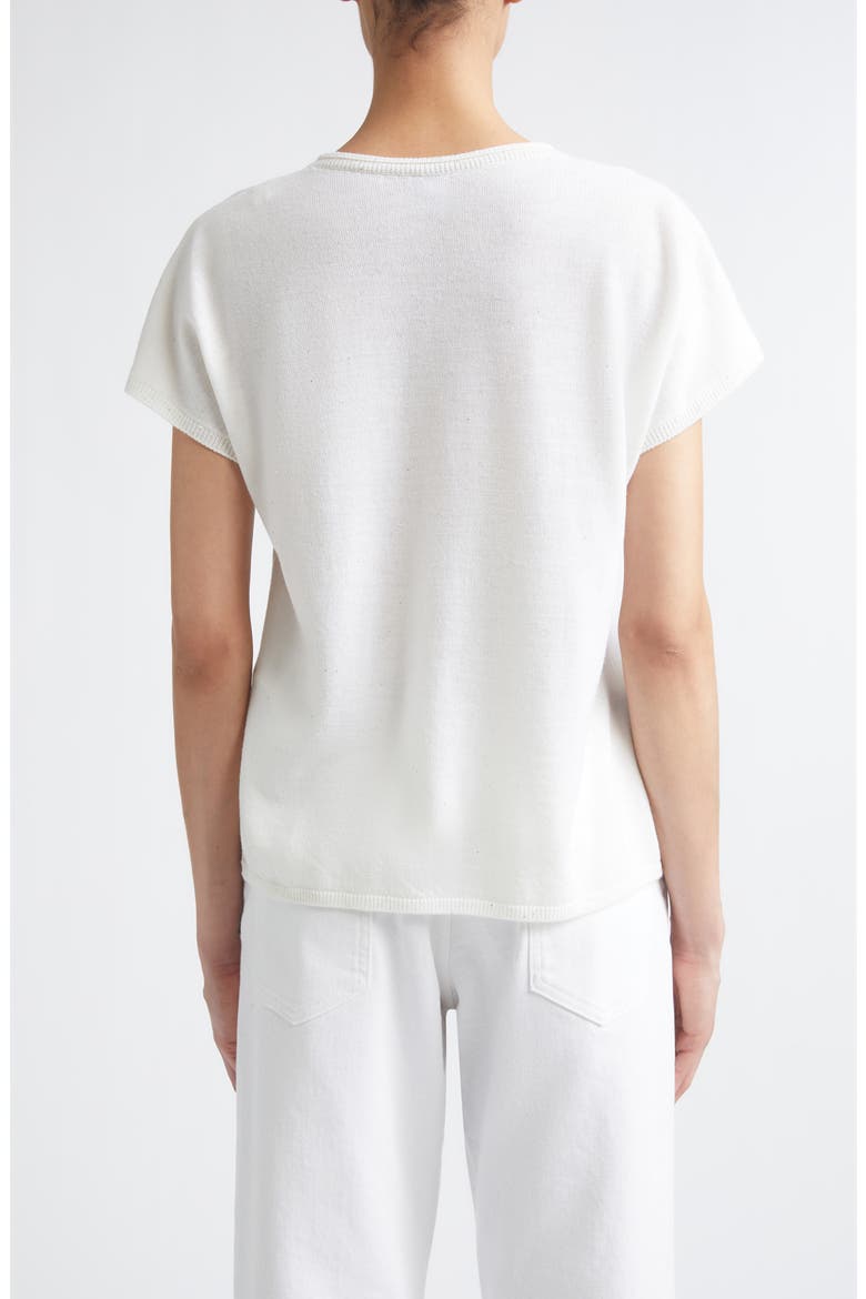 V-Neck Wool Blend Sweater, Alternate, color, 150 CREAM