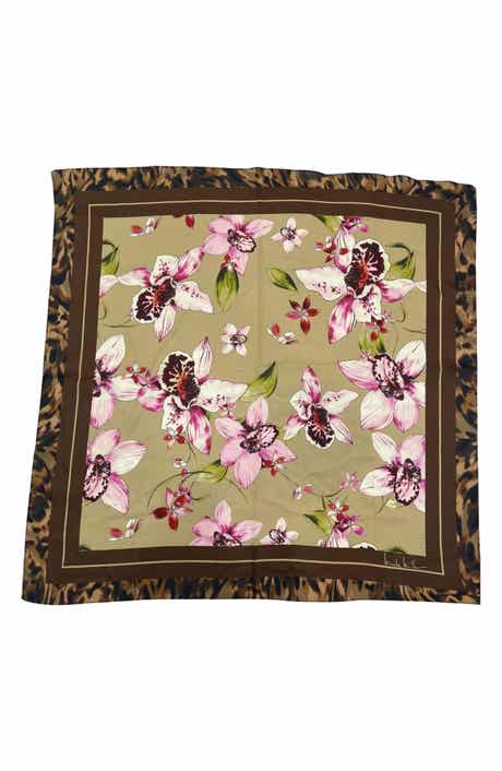 Nicole Miller Floral Square Scarf