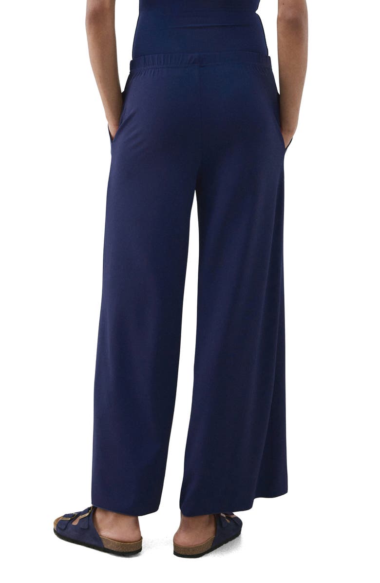 MANGO Flowy Straight Leg Pants, Alternate, color,
