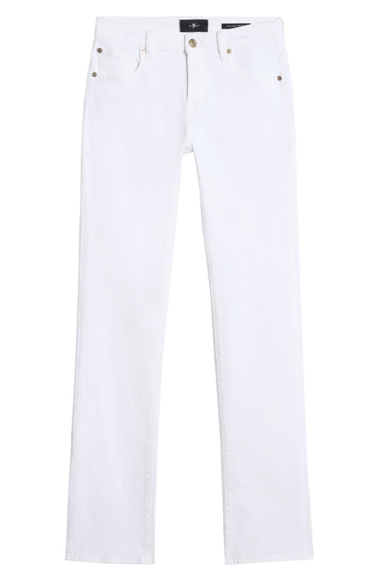 7 For All Mankind The Slim Skinny Leg Jeans, Alternate, color, Pure White