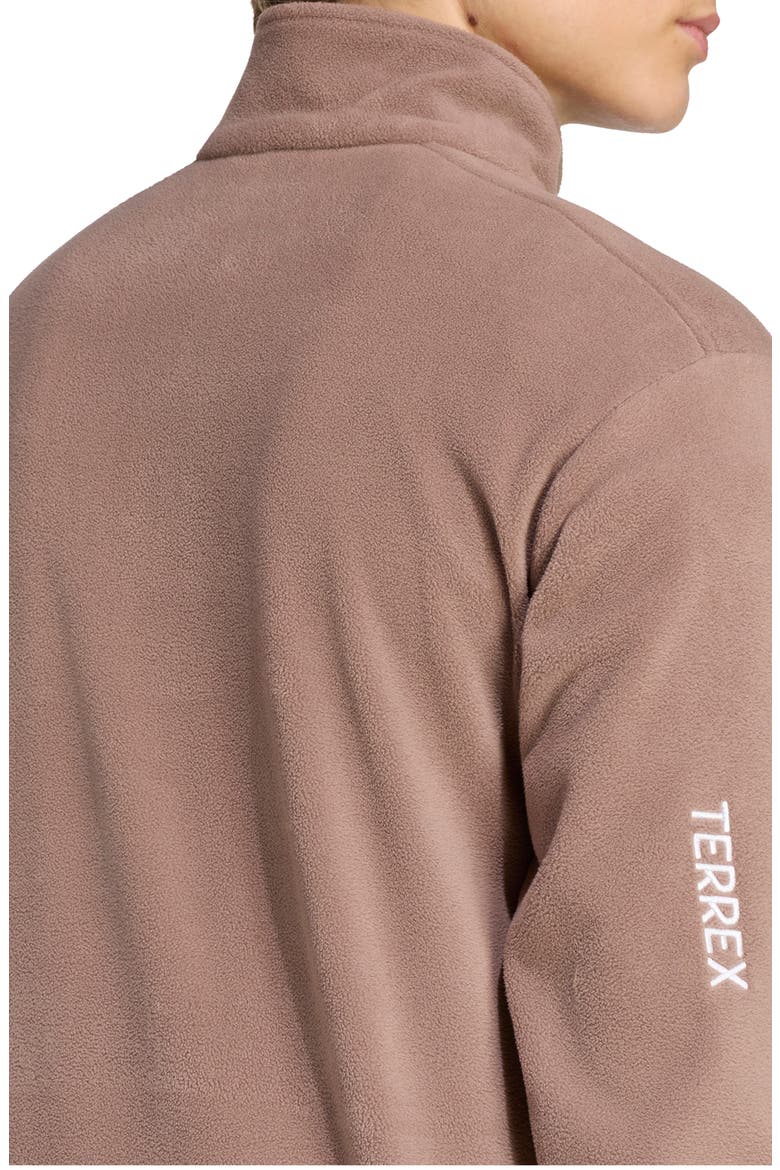 Essentials Half-Zip Fleece Pullover, Alternate, color, TRACE BROWN