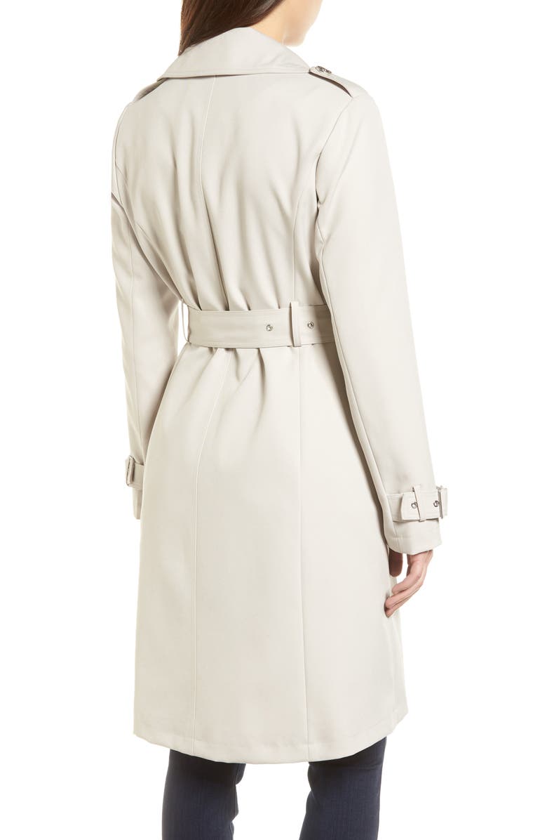 French Connection Flowy Belted Trench Coat, Alternate, color,