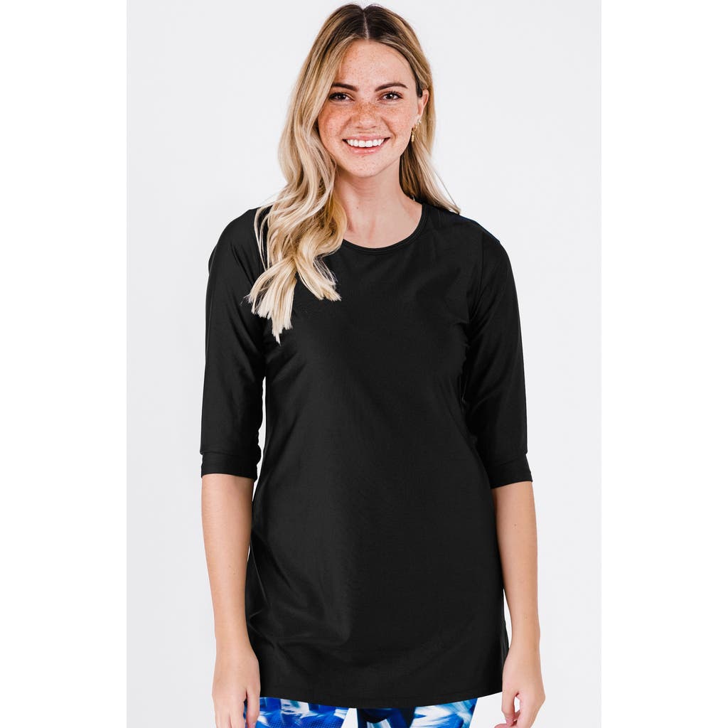 Calypsa Gia Swim Tunic In Black