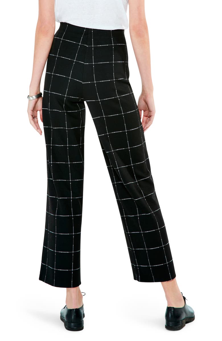 NIC+ZOE Etched Plaid Wide Leg Pants, Alternate, color,
