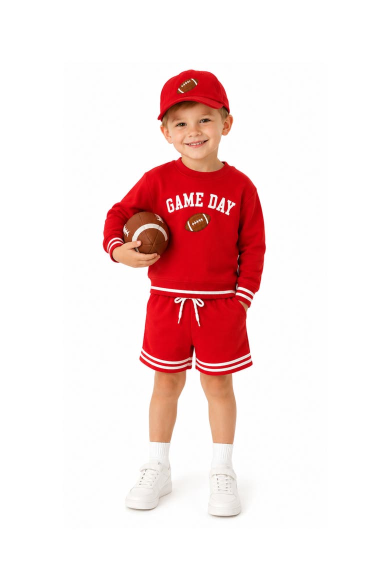 Football Baseball Hat, Alternate, color, Red