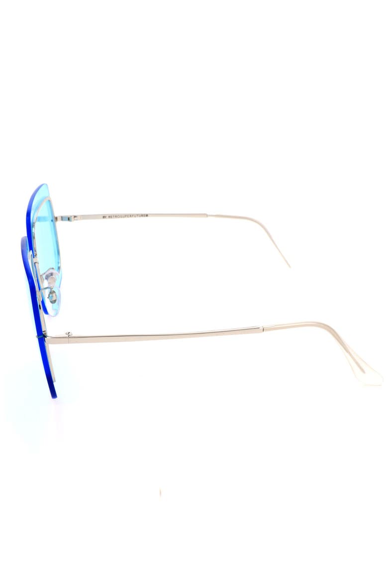52mm Square Sunglasses, Alternate, color, BLUE