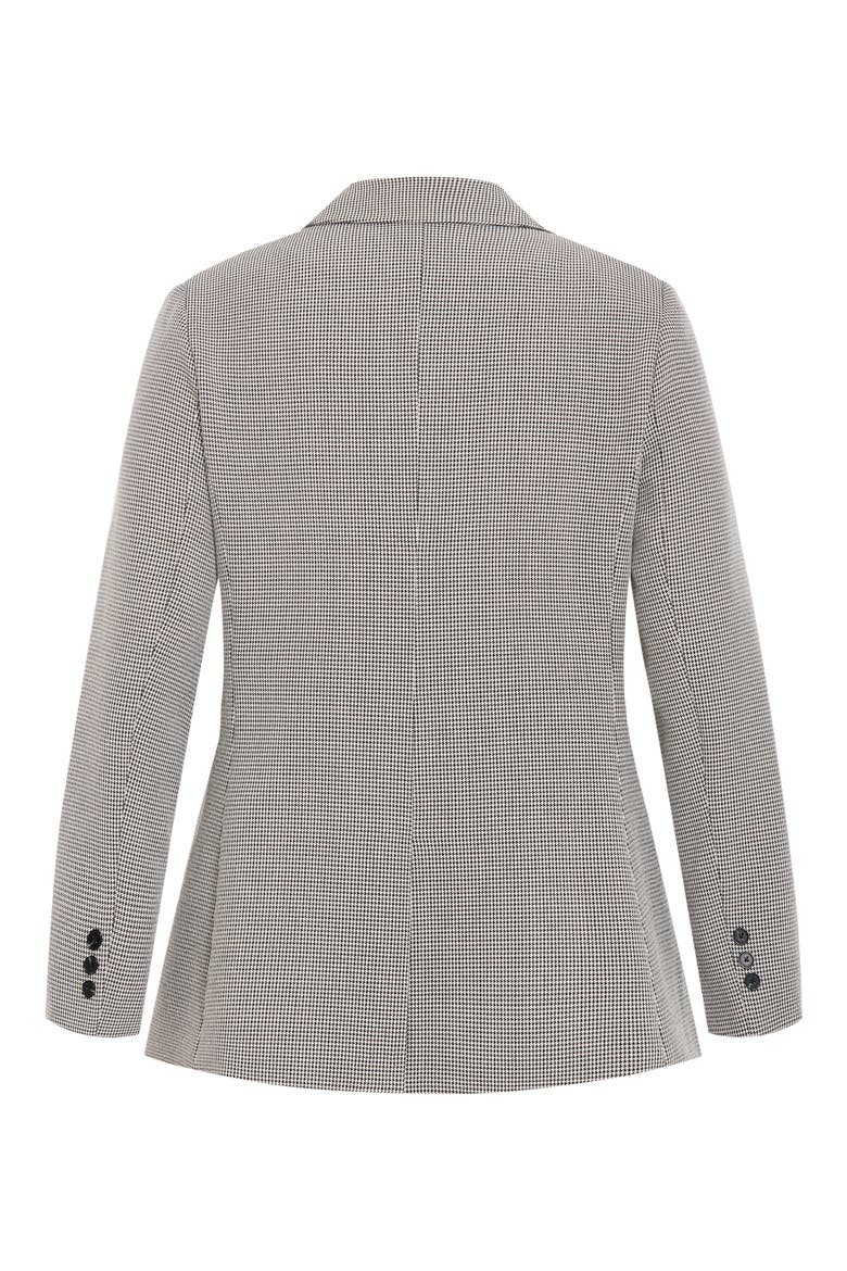 Hailey Checked Double Breasted Jacket, Alternate, color, NEUTRAL CHECK