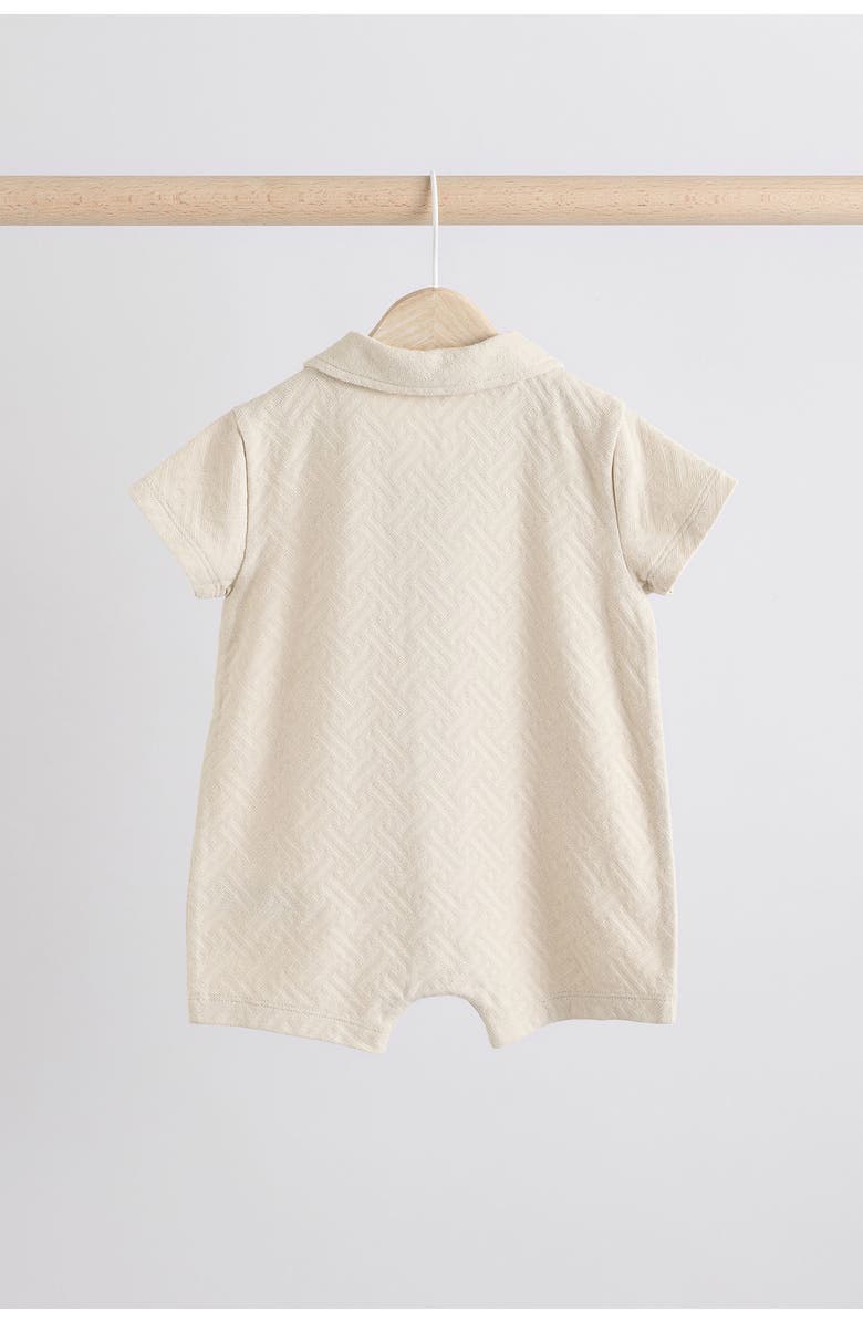 NEXT Two-Pack Textured Rompers, Alternate, color, Green