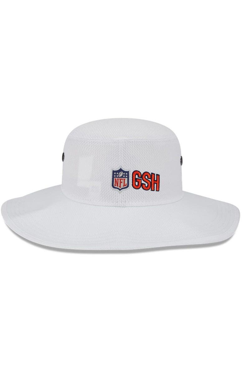 New Era Men's New Era White Chicago Bears 2023 NFL Training Camp Primary Logo Panama Bucket Hat, Alternate, color,