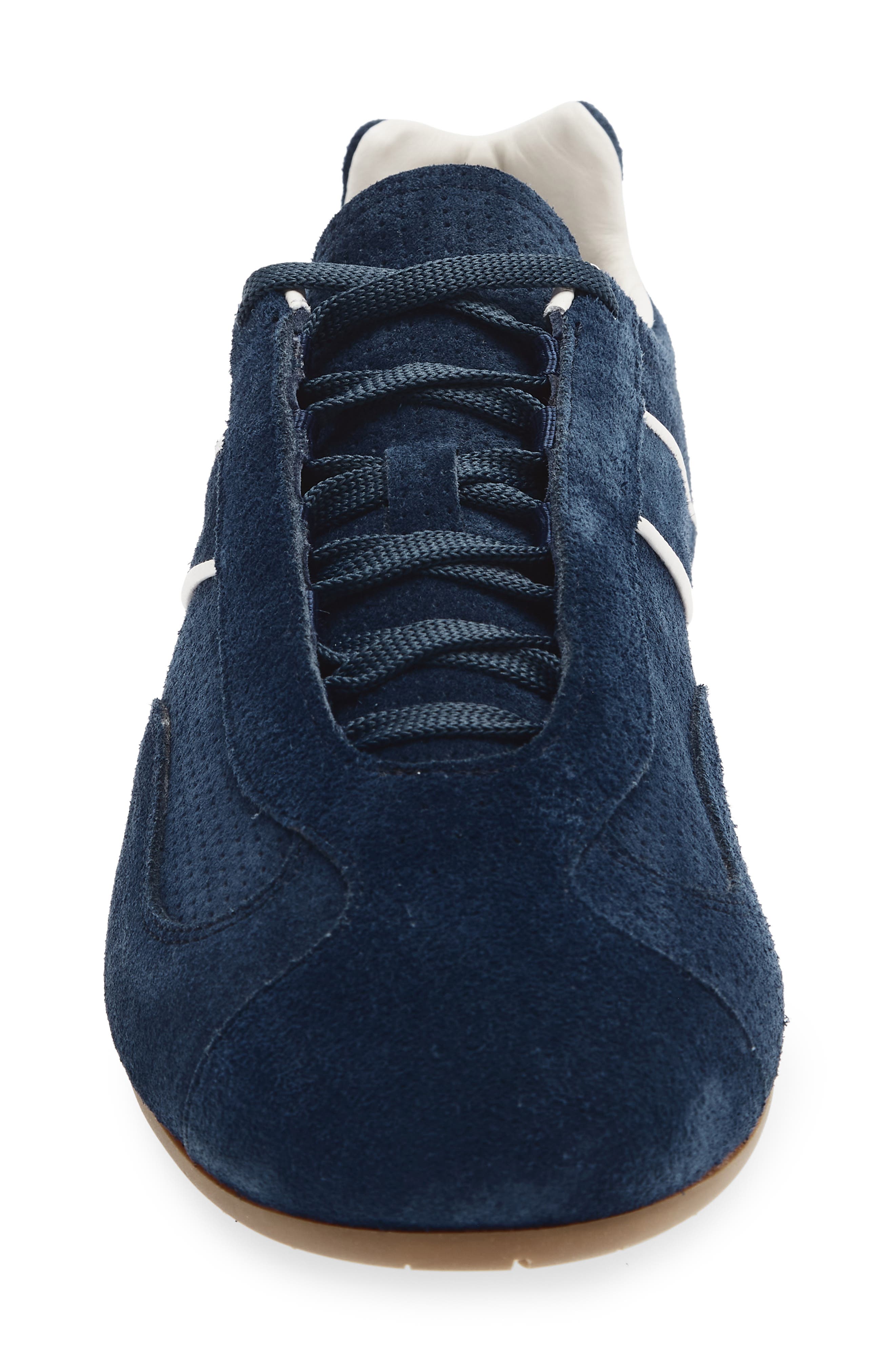 Lewis Suede Sneaker, Alternate, color, URD BLUETTE/ AMBER