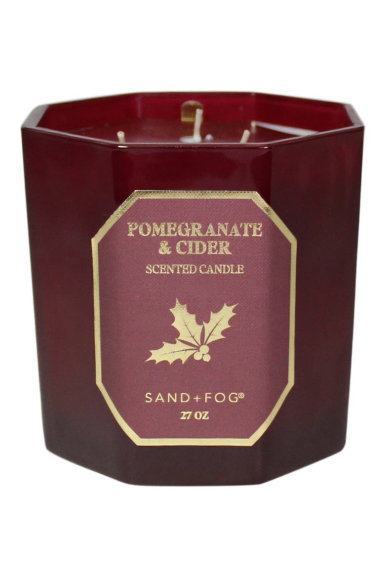 Pomegranate & Cider Octagon Candle, Main, color, POMEGRANATE N CIDER