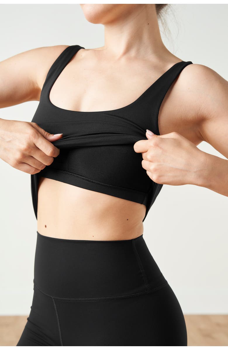 Elastique Athletics Lisse Tank, Alternate, color, Black