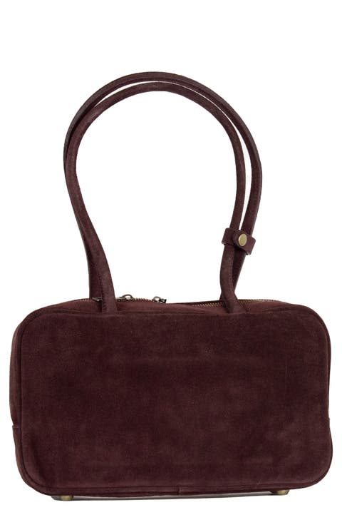 Lola Suede Shoulder Bag