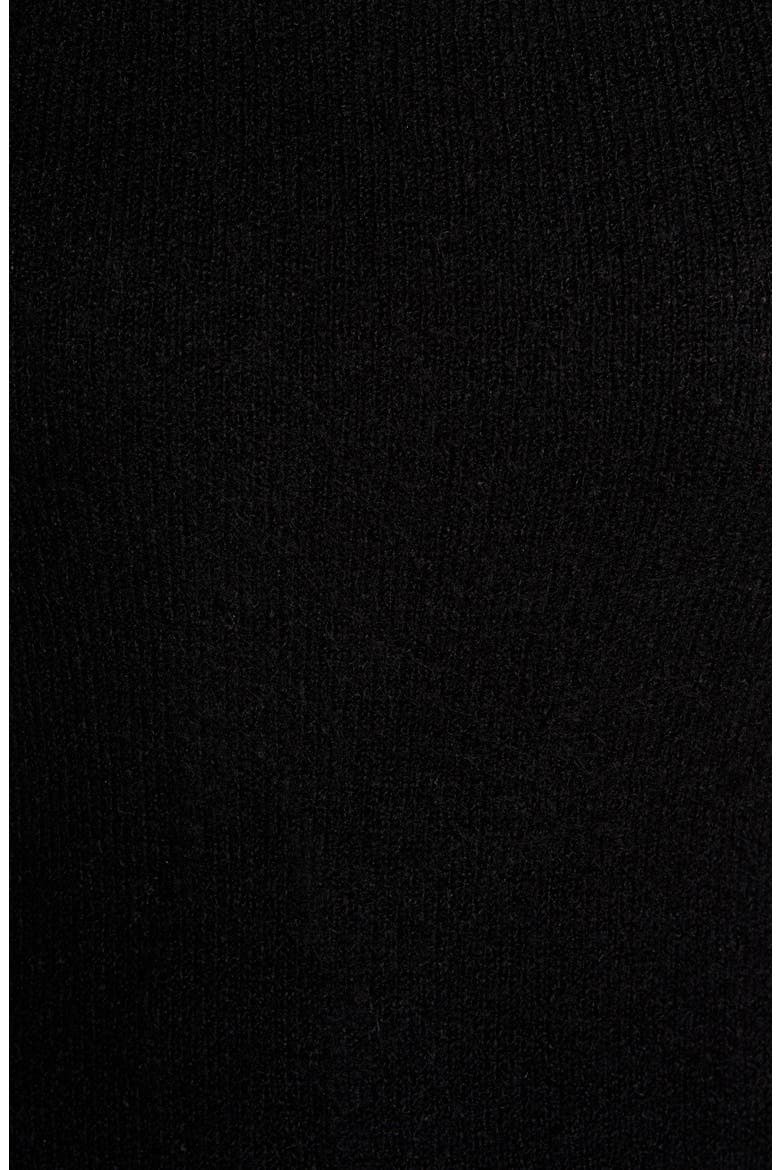 Long Sleeve Sweater Bodysuit, Alternate, color, BLACK