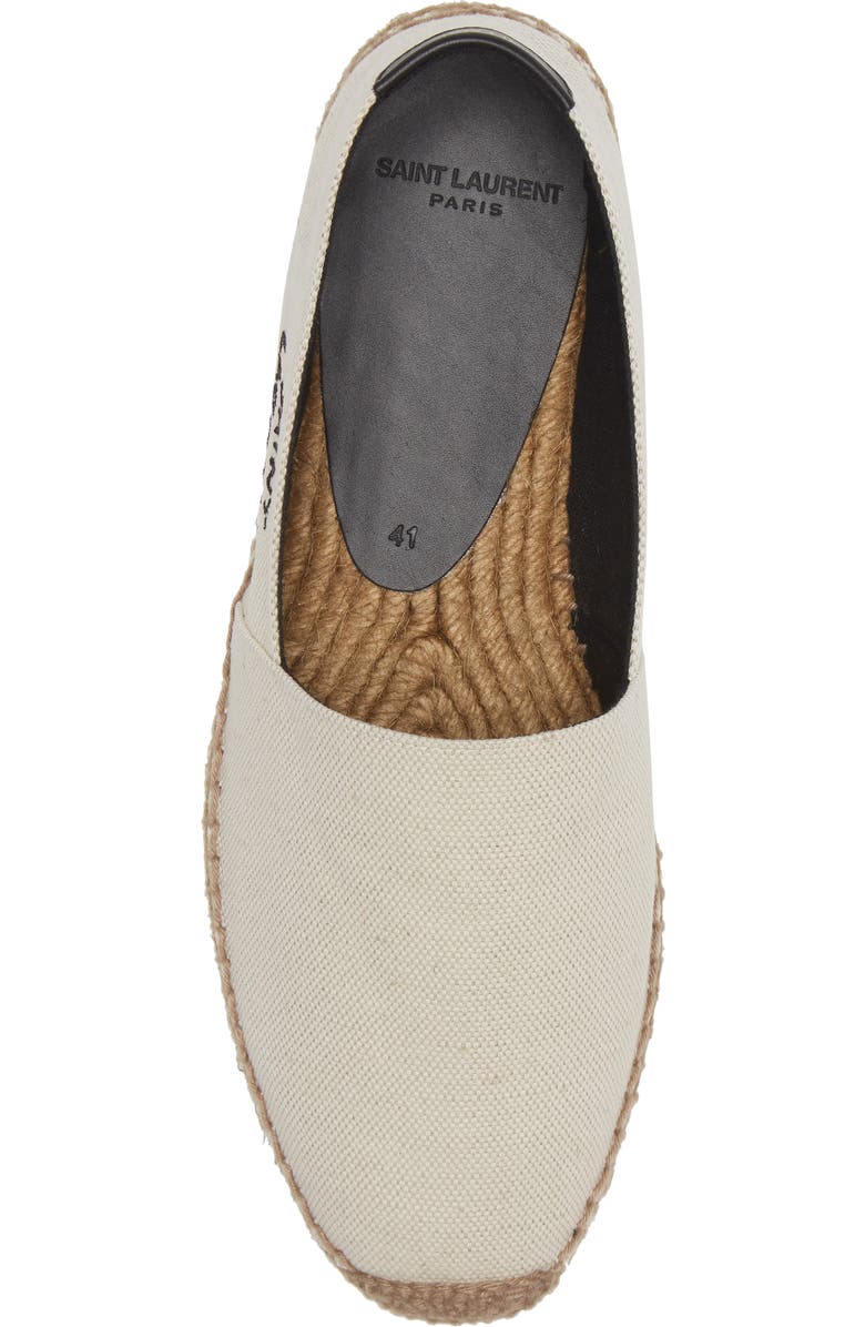 Saint Laurent Embroidered Espadrille Slip-On, Alternate, color,