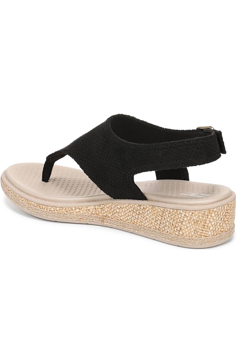 LifeStride Beachy Platform Sandal, Alternate, color, Black