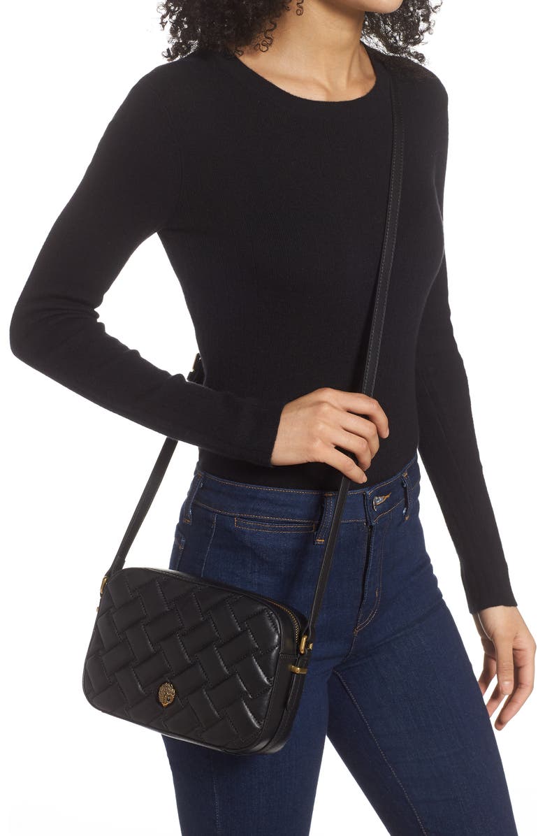 Kurt Geiger London Kensington Quilted Leather Crossbody Bag, Alternate, color,