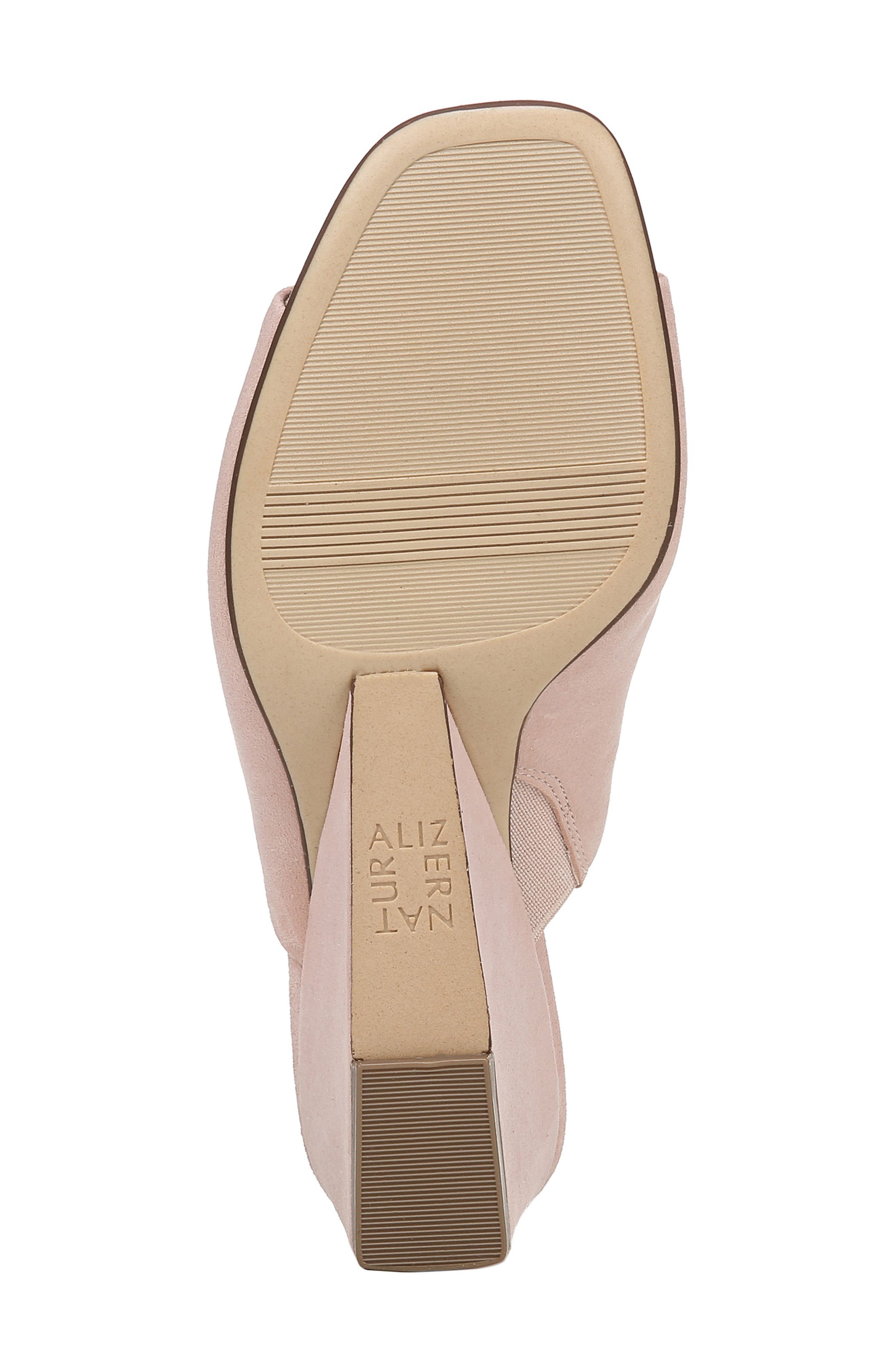 Zaya Wedge Slide Sandal, Alternate, color, ROSE PINK LEATHER