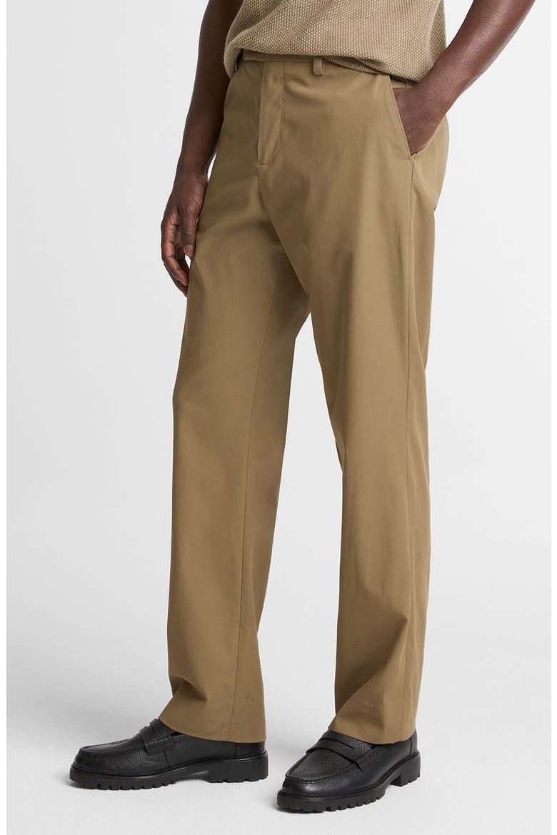 Louie Flat Front Cotton Chinos, Alternate, color, KALAMATA