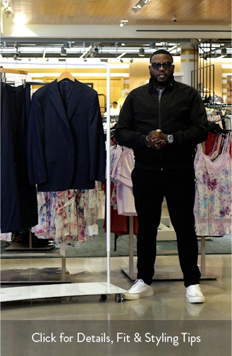 Siena Regular Fit Navy Glen Check Suit, sales video thumbnail