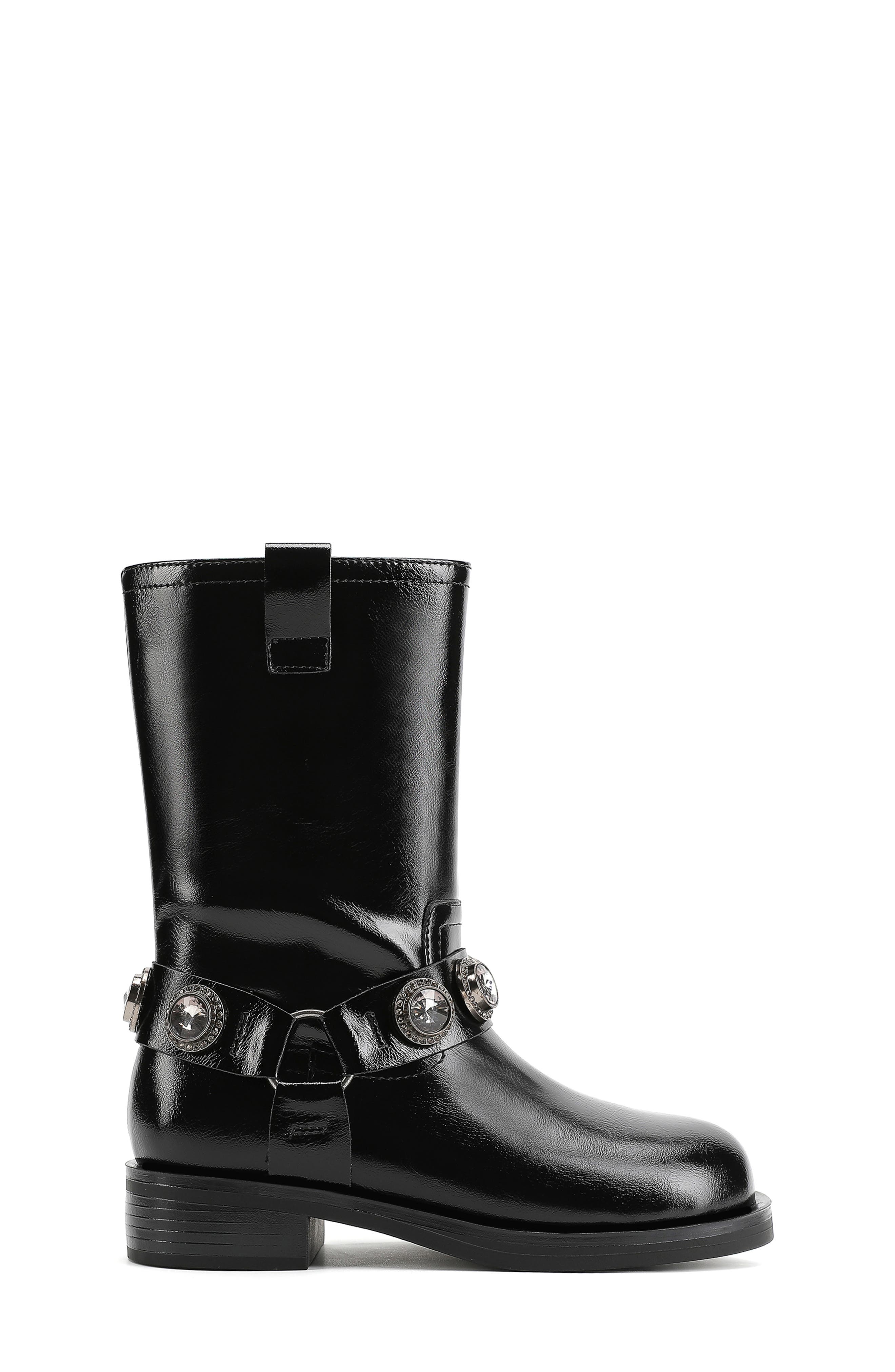 Kurt Geiger London Kids' Octavia Boot, Alternate, color, Black/ Smoke