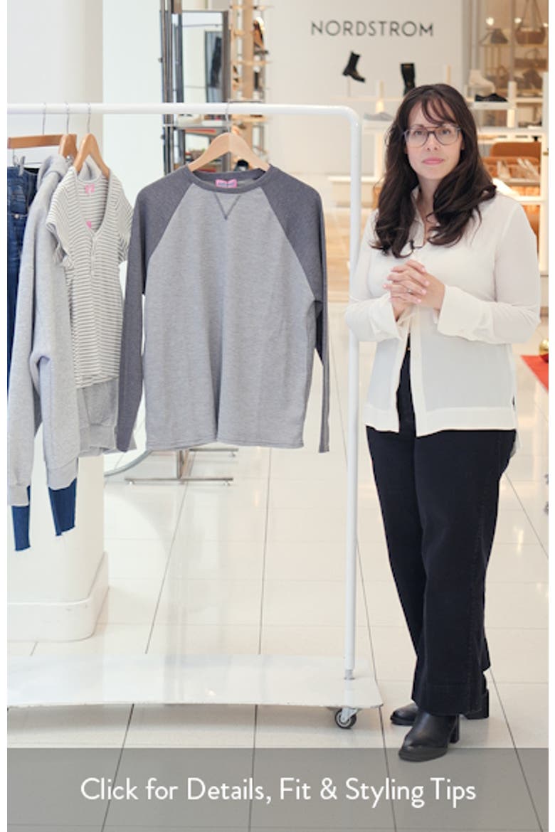 Me Time Oversize Raglan Sleeve Waffle Knit Top video