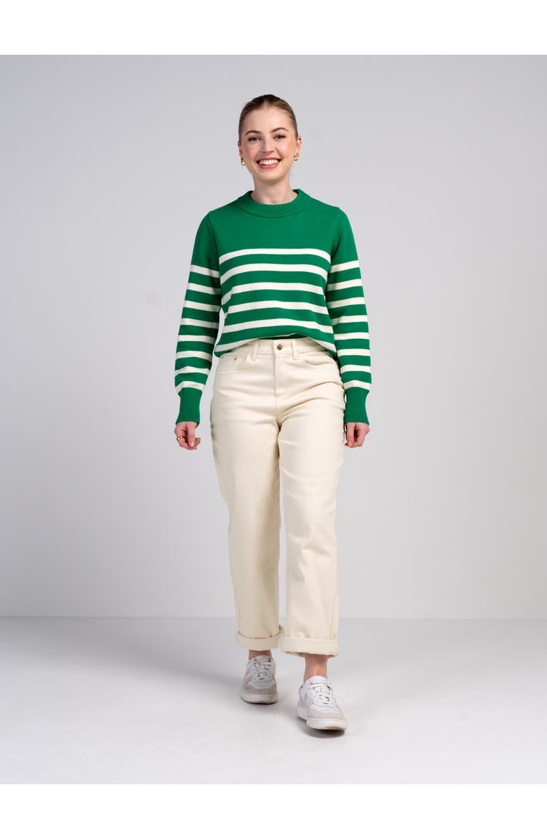 Kettlewell Darla Boyfriend Mid Rise Jeans, Alternate, color, Cream