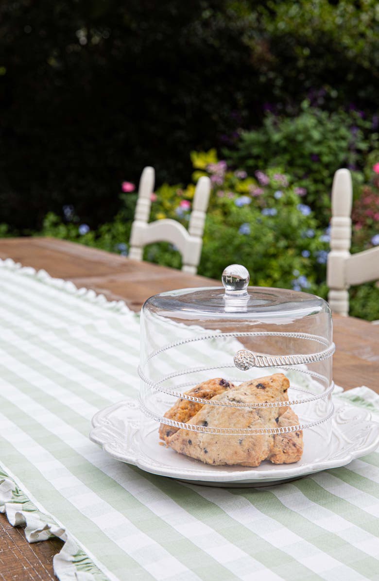 Juliska Amalia Petite Glass Cake Dome, Alternate, color, Clear