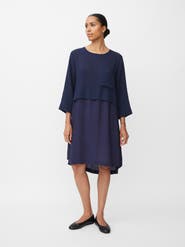 Masai Copenhagen MaNonah 3/4 Sleeve Layered Midi Dress