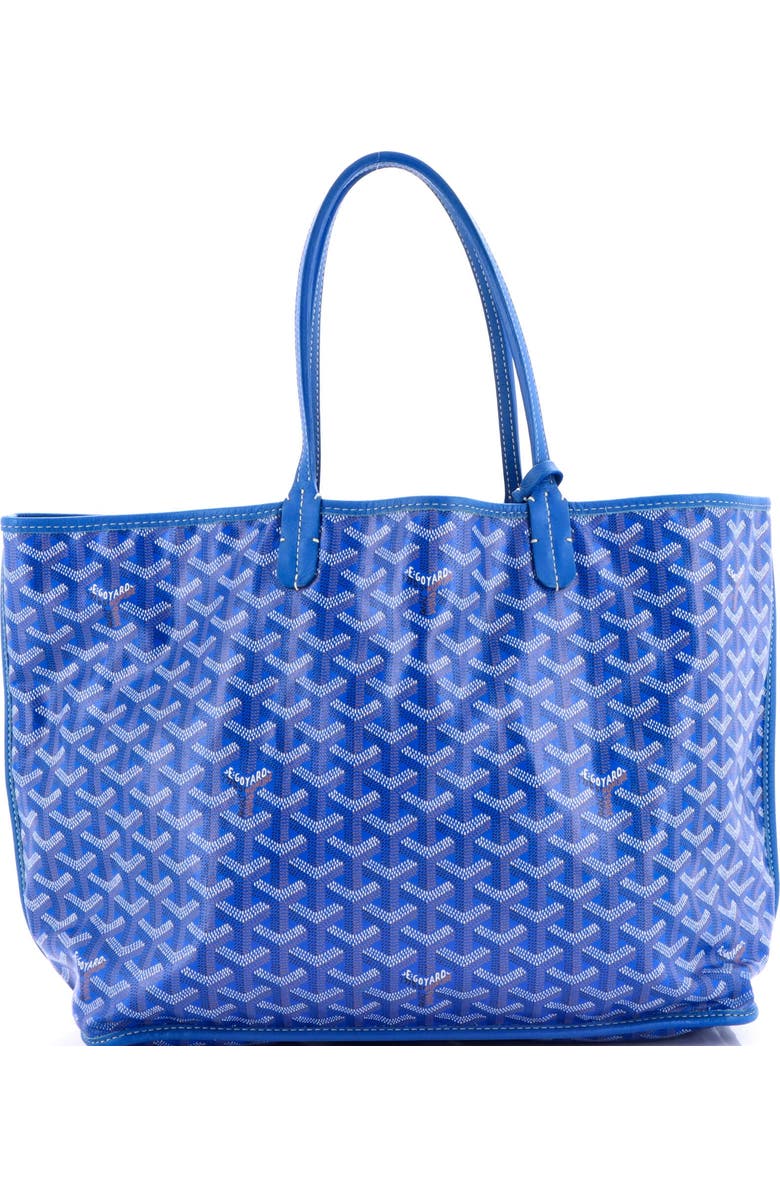 Pre-Owned Goyard Anjou Reversible Tote Coated Canvas PM, Main, color, Blue