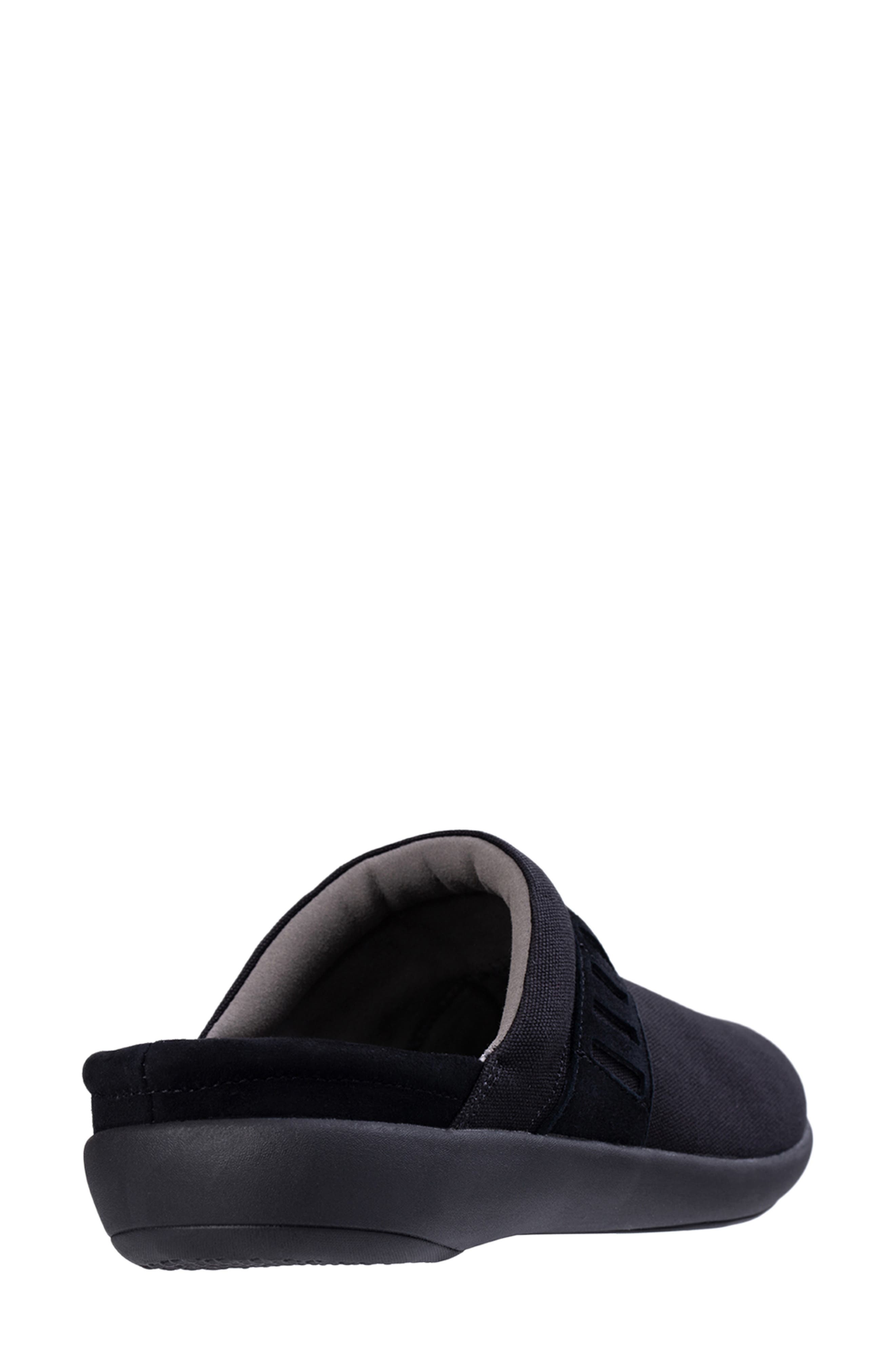Maria Clog, Alternate, color, BLACK