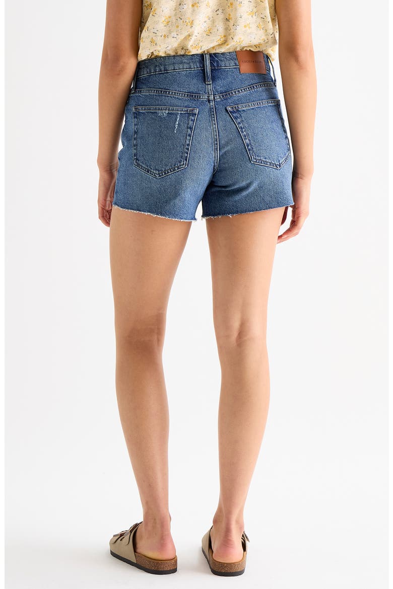 Baggy Denim Cutoff Shorts, Alternate, color, MORNING BREEZE - DEST