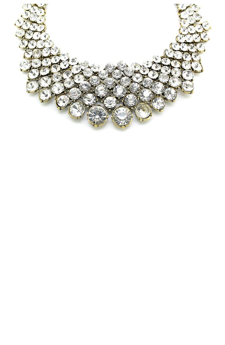 EYE CANDY LOS ANGELES Crystal Clear Necklace, Alternate, color, 