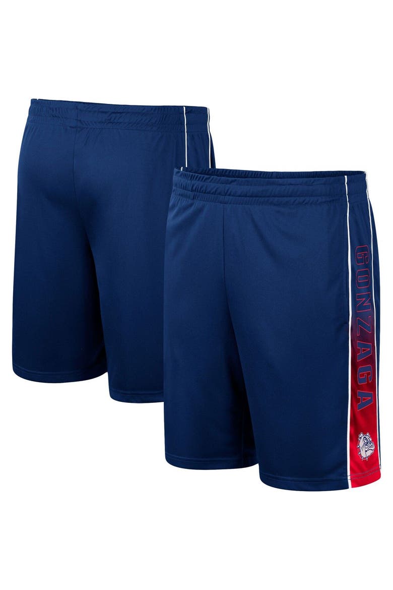 Men's Colosseum Navy Gonzaga Bulldogs Lazarus Shorts, Main, color, Navy