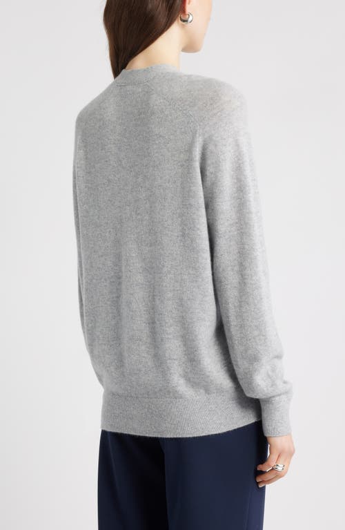 Nordstrom Cashmere V-neck Cardigan In Gray