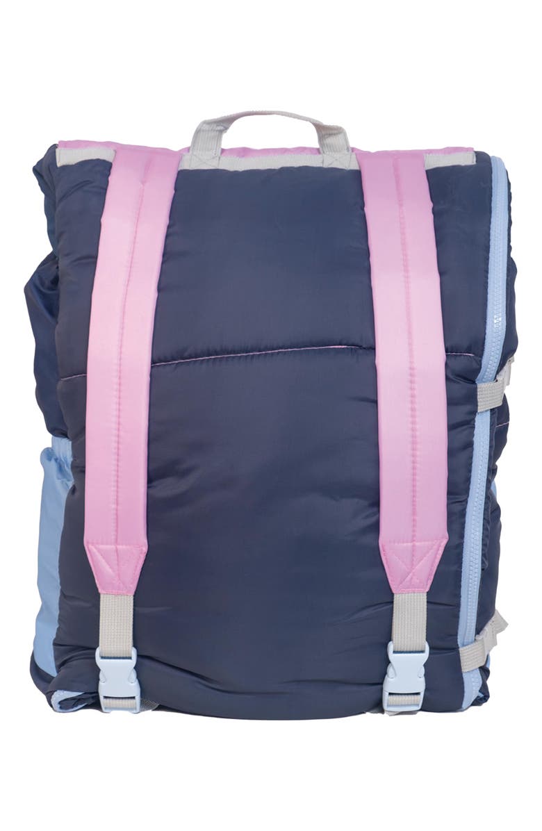 mimish Kids' Sleep-n-Pack Sleeping Bag Backpack, Alternate, color, Blue/ Pink Ombre